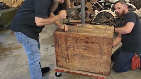 Indian Crate engine unboxed